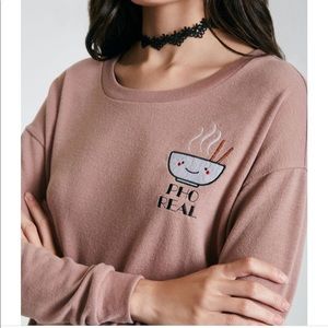 Wet Seal Tops - pho real long sleeve top Wet Seal Tops - pho real long sleeve top